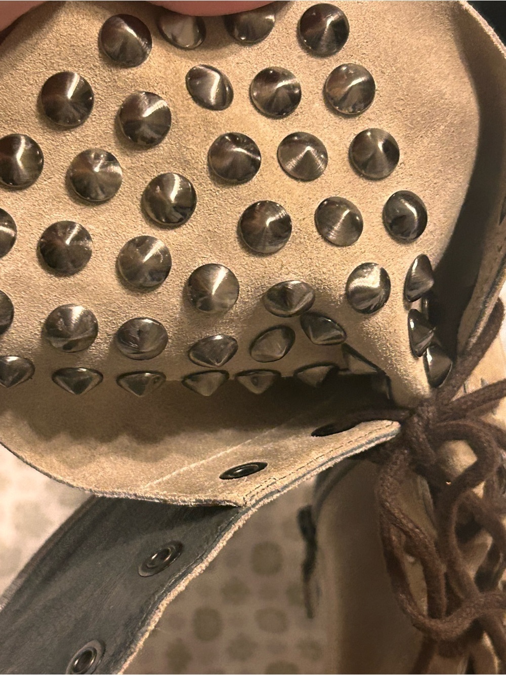 Y2K Lisa For Donald J Pliner Platform Stiletto Lace Up Militant Victorian Boot 8 - Picture 12 of 16